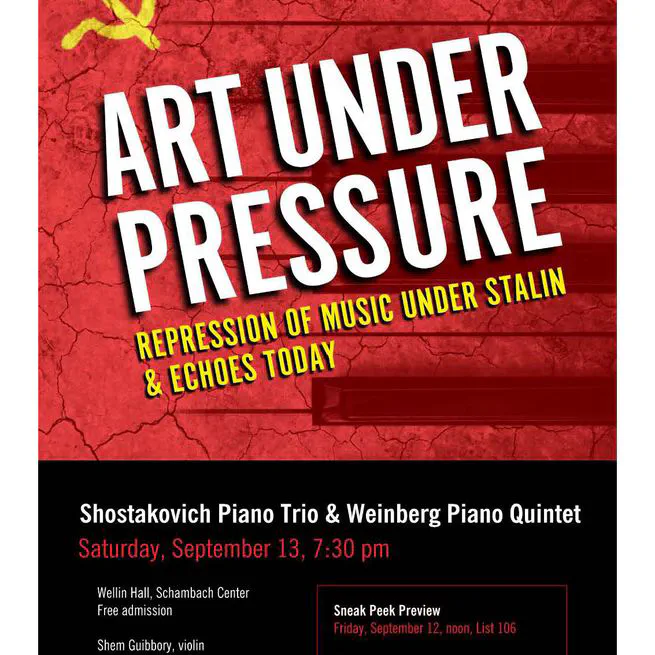 Art Under Pressure - Repression of Music Under Stalin & Echoes Today (Clinton, NY, USA)